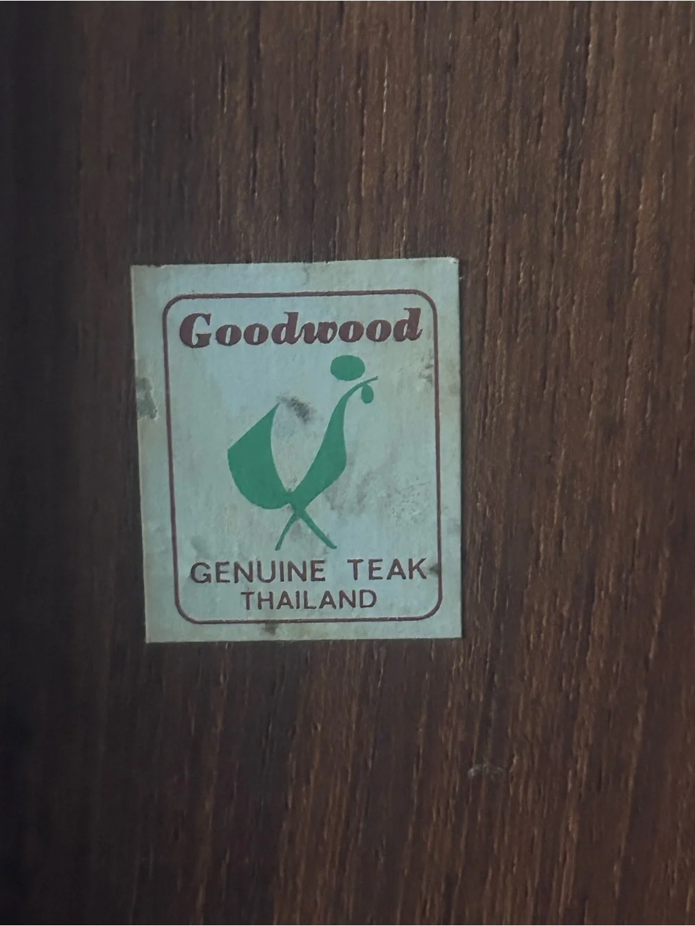 Vintage Goodwood teak wall-mounted magazine rack!